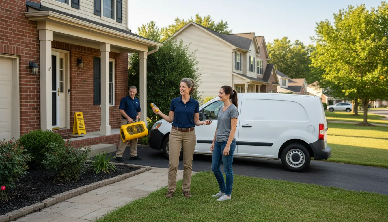 Residential water damage restoration in Wynnewood, PA